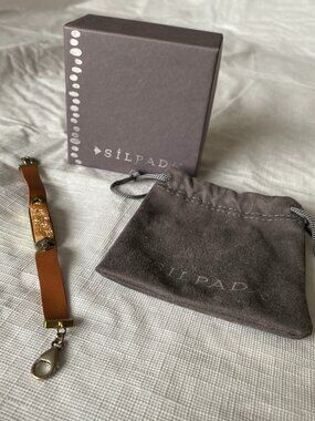 Silpada Leather and Sterling Silver Bracelet